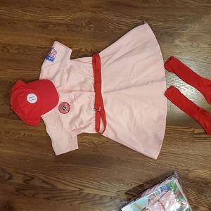 Rockford Peach Baseball Costume